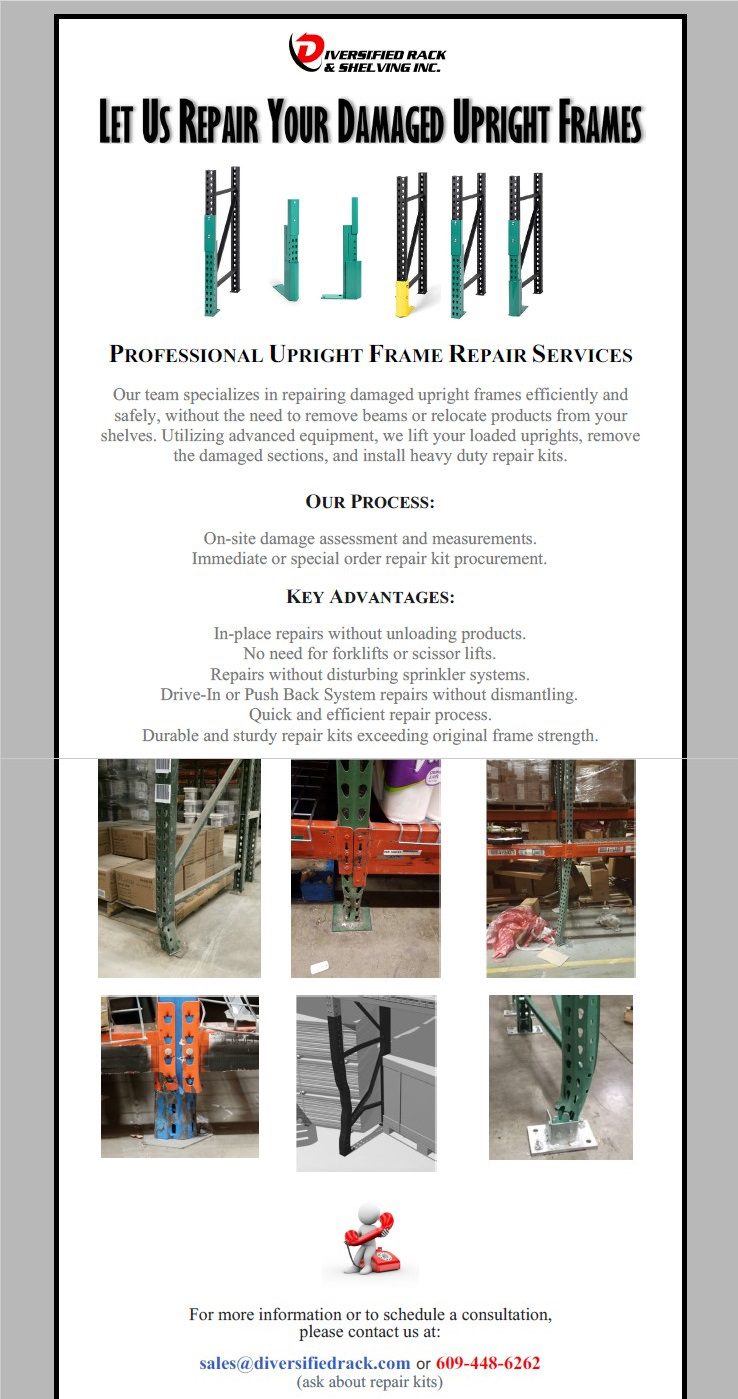  Diversified Rack & Shelving, Inc,